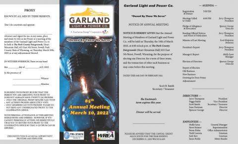Annual Meeting Notice 2022
